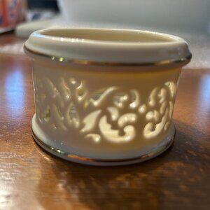Lenox pierced porcelain votive or tealight candle holder